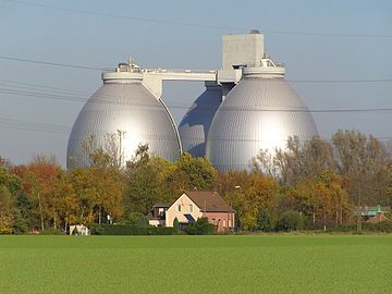 big wastewater treatment plant