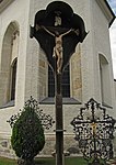 Crucifix in the churchyard