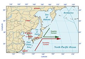 Kuroshio y la Corriente de Kuriles