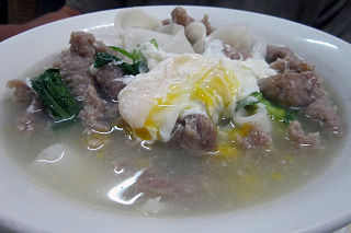 <i>Kyay oh</i> Burmese noodle soup