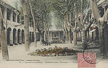 Établissement thermal : carte postale (1905).