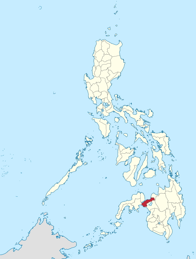 Mapa ng Pilipinas na magpapakita ng lalawigan ng Lanao del Norte