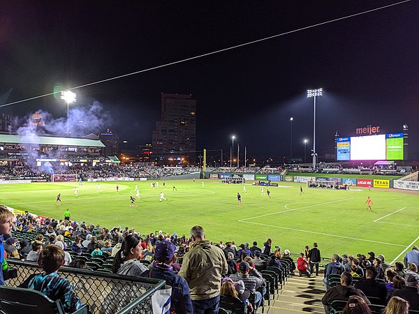 Last Regular Season Louisville City FC match at Slugger Field