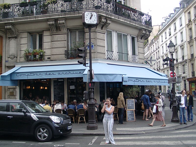 File:Le Comptoir des Archives 41 Rue des Archives, Paris 2011.jpg