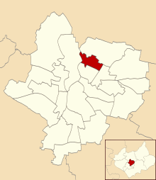 The Belgrave Ward within Leicester LeicesterBelgraveWard.svg