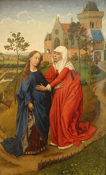 Leipzig, Museum der bildenden Künste, Rogier van der Weyden, Heimsuchung.JPG