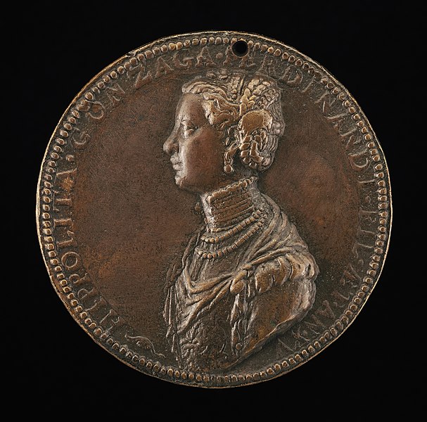 File:Leone Leoni, Ippolita di Ferdinando Gonzaga, 1535-1563 (obverse), NGA 45101.jpg