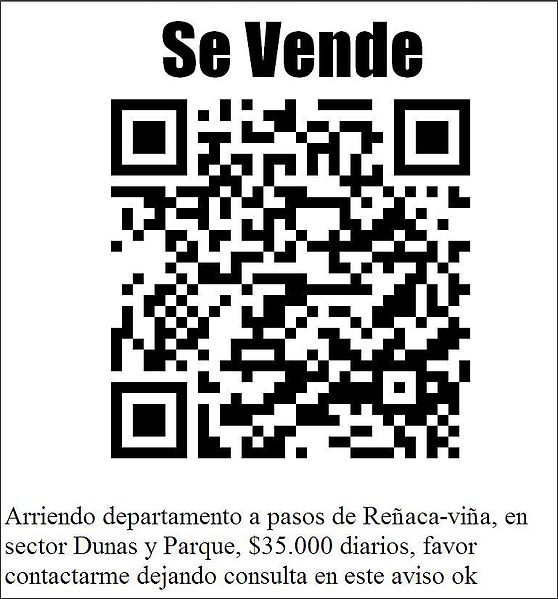 File:LetreroQRCode se vende.JPG