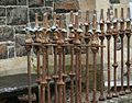 * Nomination Grave rails.Christchurch Cathedral, Lisburn, Co. Antrim, Ireland.Notafly 15:47, 23 August 2016 (UTC) * Decline It isn't sharp, there are JPEG artifacts. Sorry, not a QI to me --Poco a poco 18:28, 23 August 2016 (UTC)