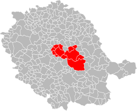 Localizarea Comunității municipiilor Centru Tarn