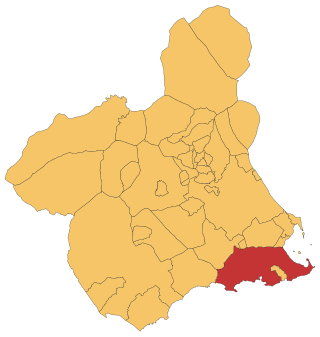 Poziția localității Cartagena