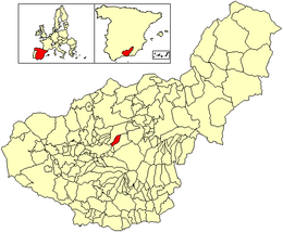 Beas de Granada - Carte