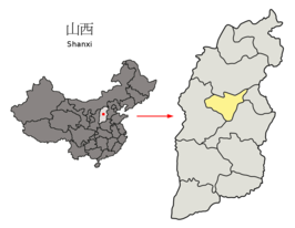 Kaart van Taiyuan