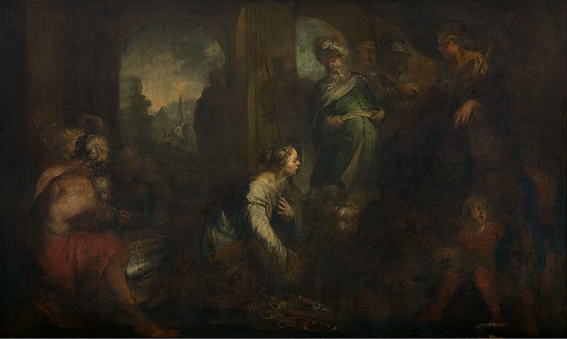 File:Lodewijk de Deyster - Esther before Ahasuerus.jpg