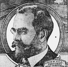 Louis W. Hill, prezident Velké severní železnice.png