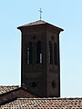 Campanile della chiesa di San Nazario, Lu, Piemonte, Italia