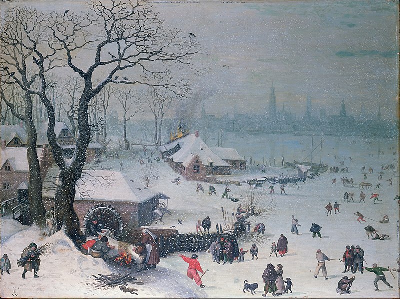 File:Lucas van Valckenborch - Winter Landscape with Snowfall near Antwerp - Google Art Project.jpg