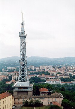 Metalen toren van Fourvière