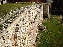 Ruins of Madrid's Muslim wall, built in the 9th century Madrid muralla musulmana.jpg