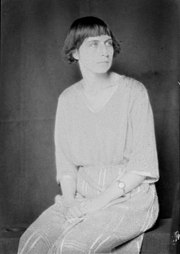 Bryher photographed in 1923 by Man Ray