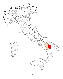 Map Province of Matera.svg