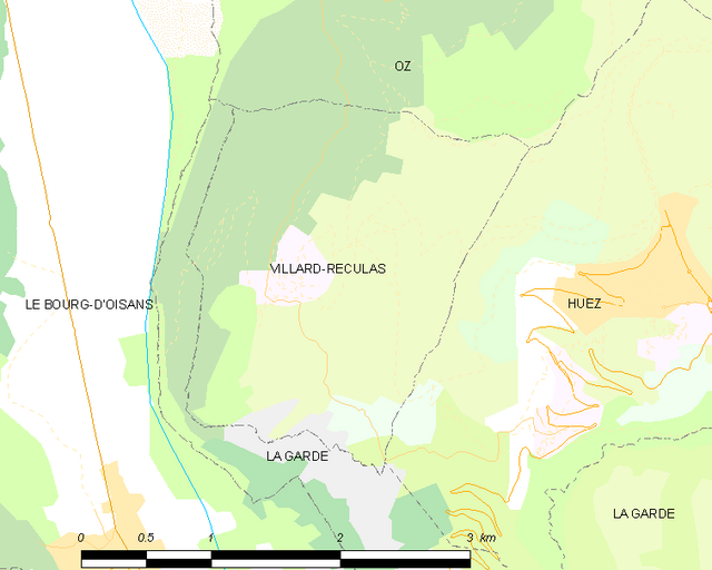 Villard-Reculas - Localizazion