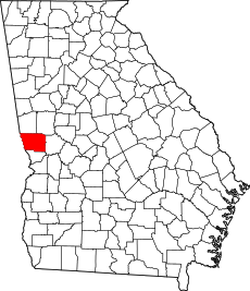 Map of Georgia highlighting Harris County.svg