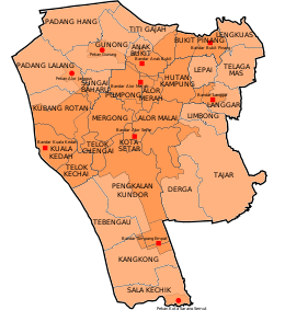 Location of கோலா கெடா
