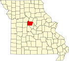 库珀县在密苏里州的位置