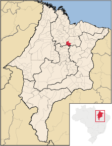 Kart over Matões do Norte