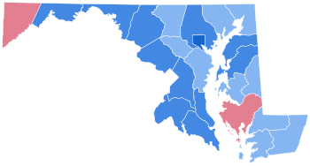 Maryland Presidential Election Results 1964.svg