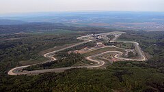 Luftaufnahme des Automotodrom Brno