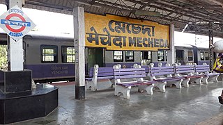 <span class="mw-page-title-main">Mecheda railway station</span> Railway station in West Bengal, India