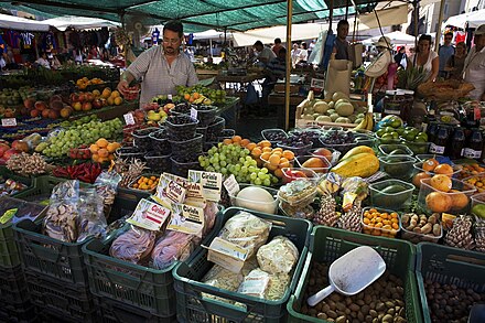 Snapshot of a Roman market