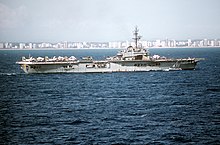 Minas Gerais underway in 1984