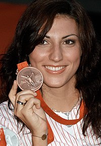 Mirna Jukic olympic medal 2008.jpg