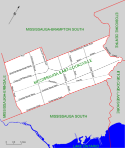 Provincial Electoral District Mississauga East—Cooksville