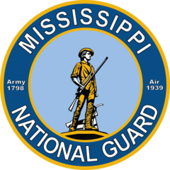 Former logo of the Mississippi National Guard in use between 1 July 2020 and 9 November 2020