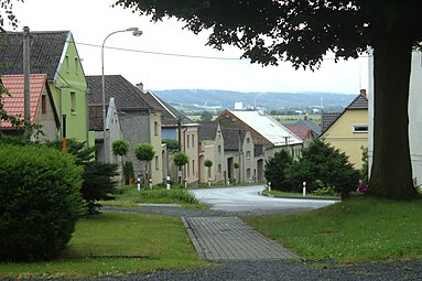 Maisons à Mladějovice.