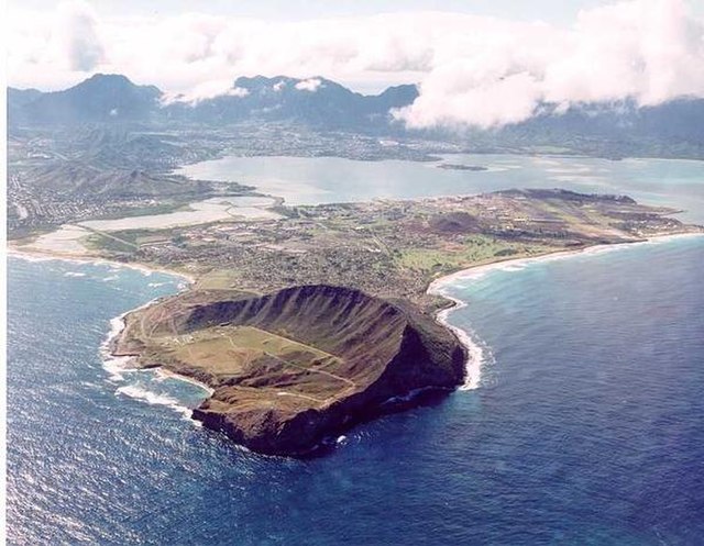Aerial photograph of Marine Corps Base Hawaii
