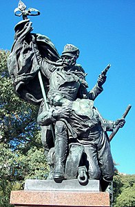 The Battle; figure from the Monument to San Martín