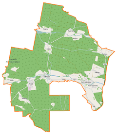 Mapa lokalizacyjna gminy Murów