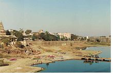 The Mutha river between Onkareshwar temple and Shivaji bridge in the 1980s