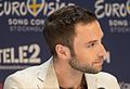 English: Måns Zelmerlöw at a press conference during the Eurovision Song Contest 2016. (Help translate this text)