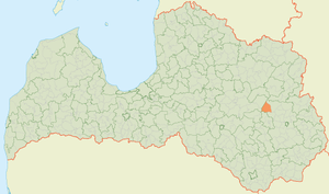 Нагльская волость на карте