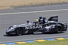 The Nissan Deltawing racing at Le Mans in 2012 Nissan Deltawing Highcroft Racing Le Mans 2012.jpg