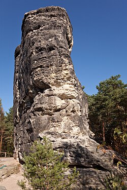 Skalní věž Nonnenstein