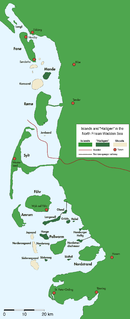 North Frisian Islands group of islands in the Wadden Sea