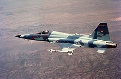 מטוס F-5E טייגר II של חיל האוויר האמריקאי מדגמים מאוחרים יותר