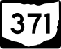 Маркер State Route 371